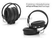 Folding Headphone MP3 Player with FM Radio (Wireless Audio Gadget)